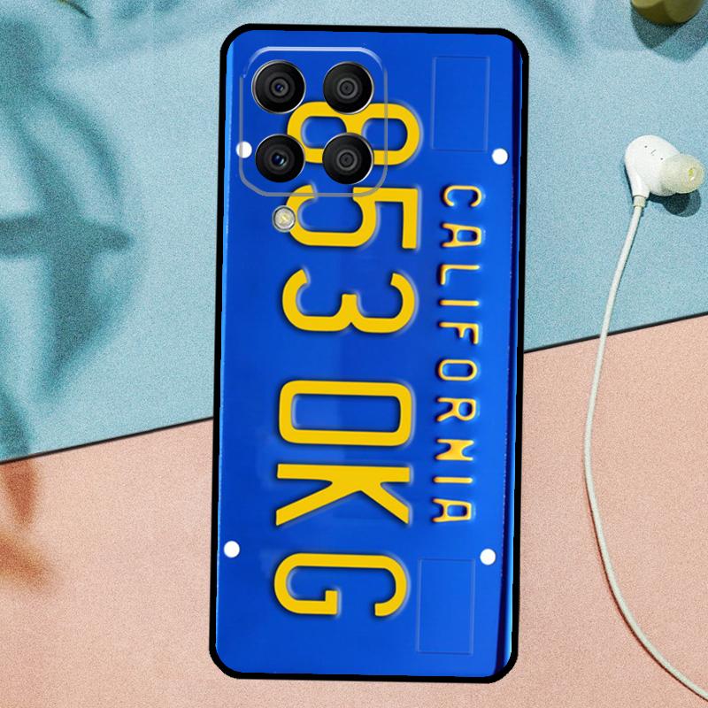 License Plate Number For Samsung Galaxy M14 M34 M54 M20 M06 M16 M12 M13 M15 M35 M55 M33 M53 M21 M31 M32 M52 Case