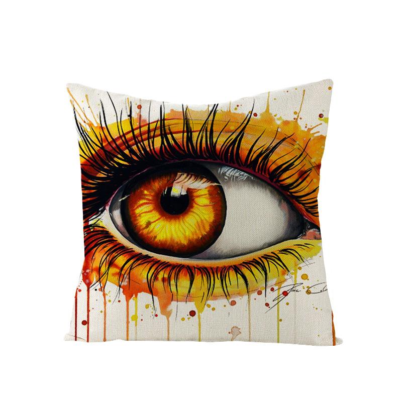 Home Polyester Pillowcase Without Pillow Core Simple Square Sofa Cushion Cover Waist Pillowcase Home