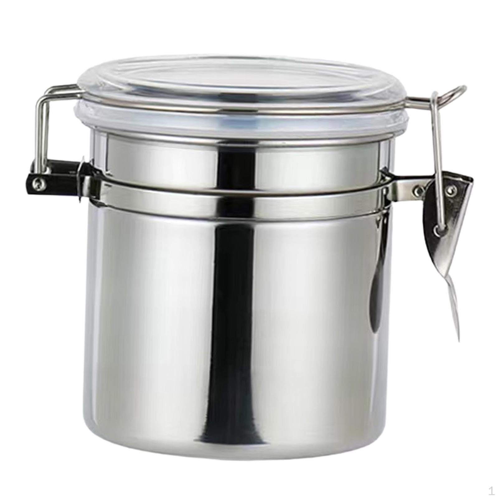 

Герметичный резервуар для хранения кофейных зерен, многоцелевая банка для зерна, канистра для чая и сахара 1400mL