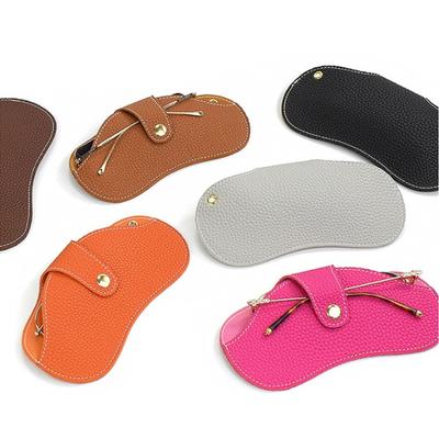 Travel Office Handmade Wrist Glasses Bag Sunglasses Case PU Leather Glasses Storage Box