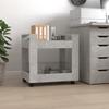 VidaXL Office Trolley Concrete Grey 60x45x60 Cm Engineered Wood 816604