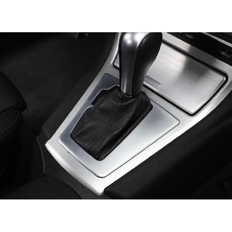 Fit For BMW X3 2006-2010 Matte Silver Middle Console Gear Shift Frame Trim 1PCS