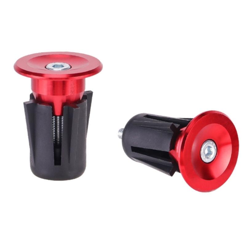 Aluminum Alloys Bicycles Grip End Caps Road Bike Handlebar End Plugs Replacement Bike Grip Handlebar End Caps Enduring