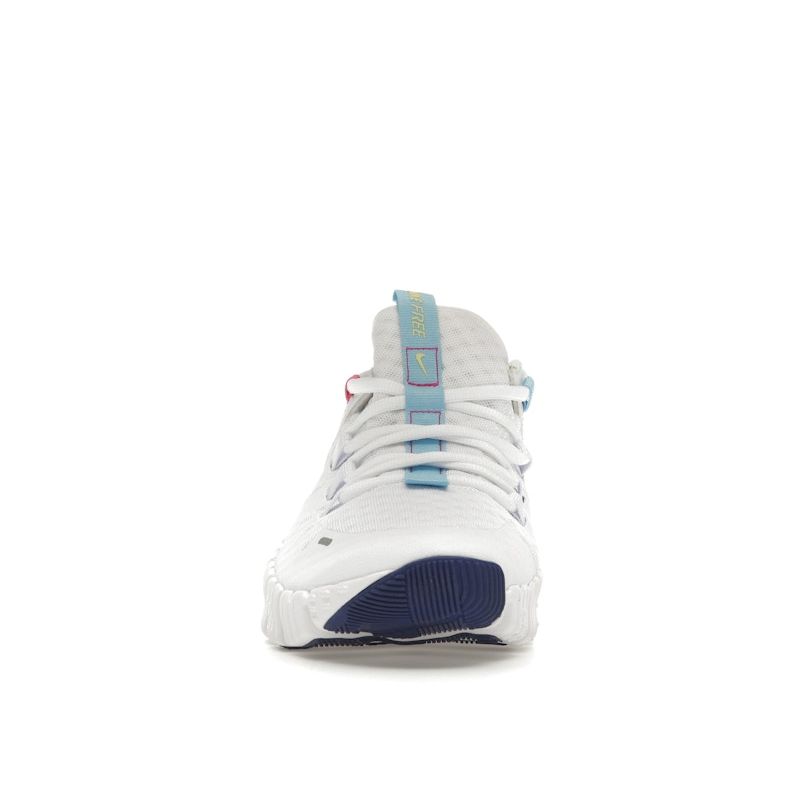 Nike Free Metcon 5 White Aquarius Blue Women Sneakers Fierce-Pink Deep-Royal-Blue DV3950-103