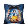 Disney Schneewittchen und die sieben Zwerge Kissenbezug Cartoon Fantasy Film Anime Weiches Luxus-Kissen für Sofa Heimdeko