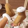 Fashion Women Boston Boots Snow Boots Winter 2025 New Platform Boots Cashmere Warm Thick Soles Comfortable Cotton Shoes for Women