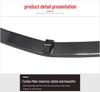 Mercedes-Benz Carbon Fiber Small Body Kit Front Lip Splitter Spoiler.