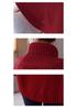Plus Size Autumn Knit Shawl Sweater - Versatile Wool Cape with Patchwork Design