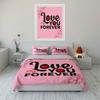 Love You Forever Bedding Set Bedding Duvet Cover Set Duvet Cover Pillowcases (1 * Duvet Cover 2 * Pillowcases, without duvet insert)