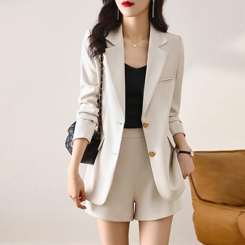 Women's Professional Suit Shorts Set