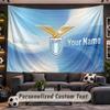 Lazio FC Personalized Tapestry Support Custom Name, Wall Art Home Decoration