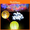 Luzes de Balão LED Vibrantes Para Festas e Eventos Formato Cabeça de Bala Pacote com 10 Peças