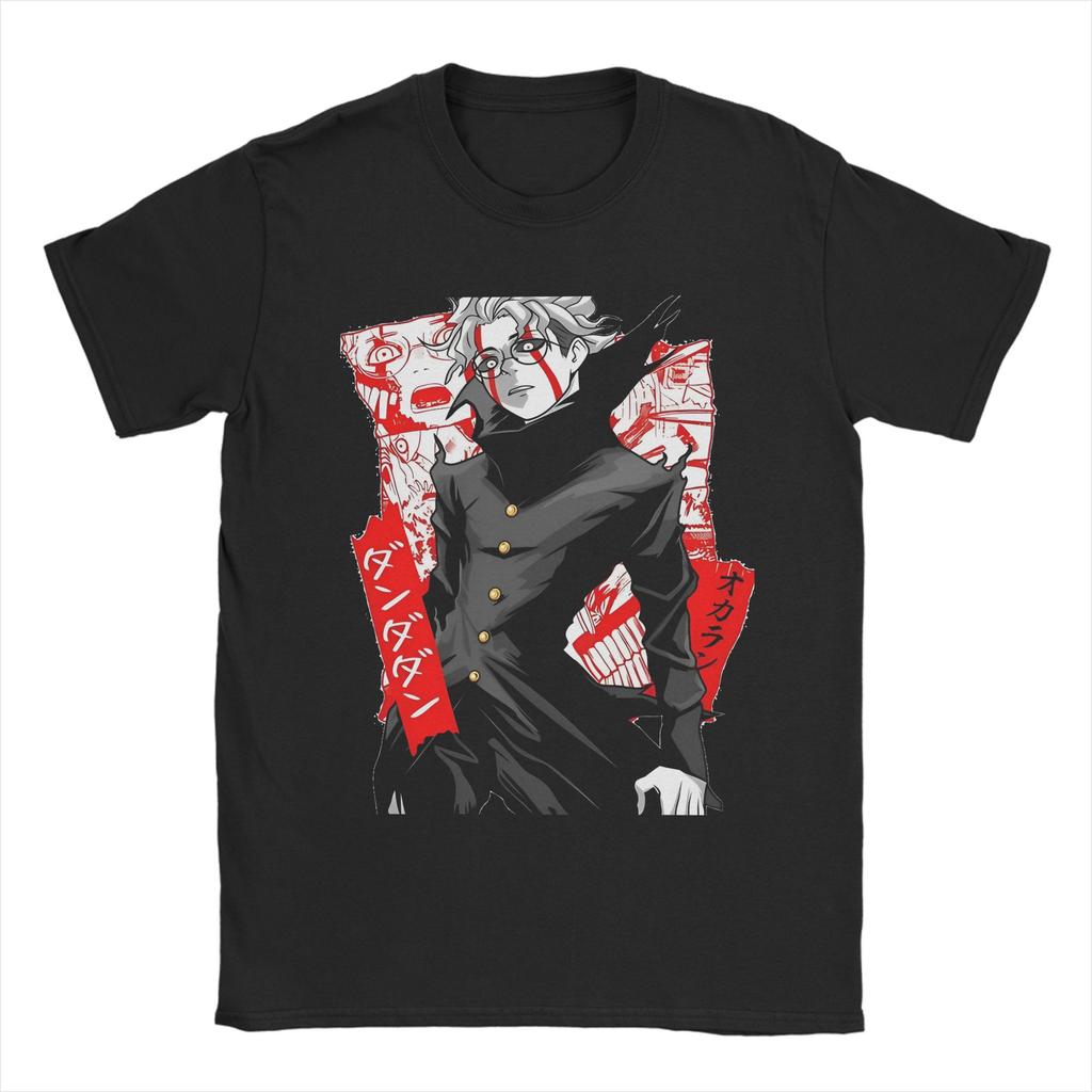 Dandadan  T-Shirts for Men Women Anime Okarun Fun Pure Cotton Tee Shirt Crewneck Short Sleeve T Shirts New Arrival Clothing