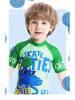 Boys' Crocodile Print Short-Sleeve One-Piece Swimsuit 2025