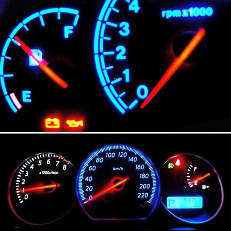 10 PCS T8.5 5050 Led 1 SMD Car Gauge Dash Bulb Dashboard Instrument Light Wedge Interior Lamp