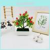 Artificial Cymbidium Tree Potted Plant For Photography And Home Decor With Realistic Plastic Material