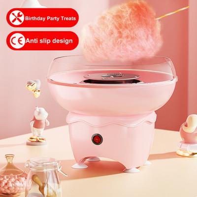Cotton Candy Machine with Powerful Motor Fast Heating Silent Operation Detachable Easy To Clean Mini Cotton Candy Maker