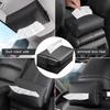 PU-Leder Auto-Taschentuchhalter Auto PU-Leder Serviettenhalter Reißverschluss Tissue-Aufbewahrungswerkzeug Für Auto-Kopfstütze Armaturenbrett Armlehne