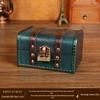 Personalized Retro Wooden Jewelry Box for Necklaces and Earrings - Decorative Storage and Gift Packaging