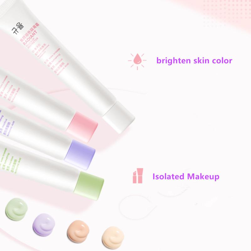 Rewitalizująca nawilżająca baza pod makijaż Odżywczy nawilżający kontrola oleju Segregujący mleczny krem ​​​​do skóry Baza pod makijaż