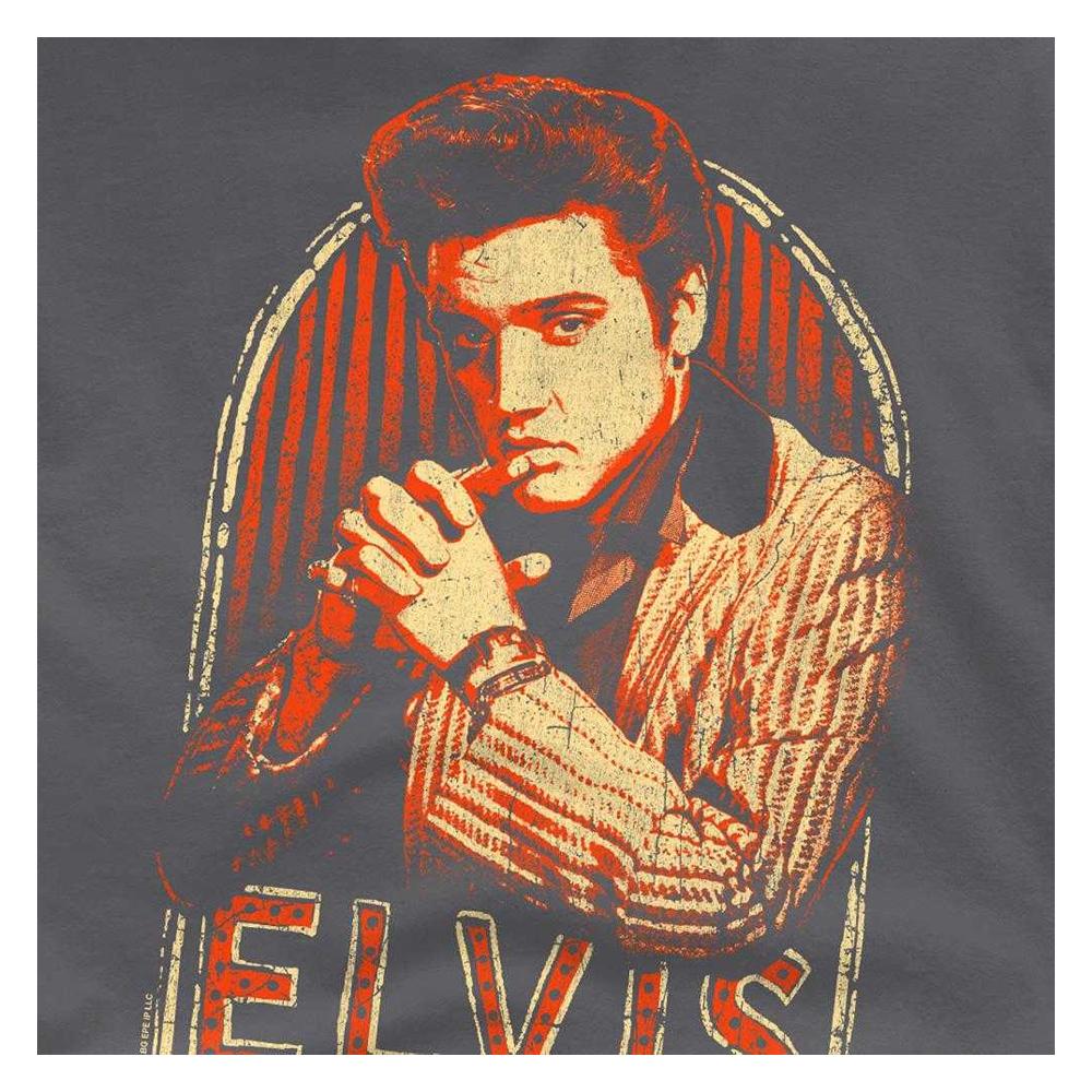 Elvis Presley Unisex Adult Stripes T-Shirt