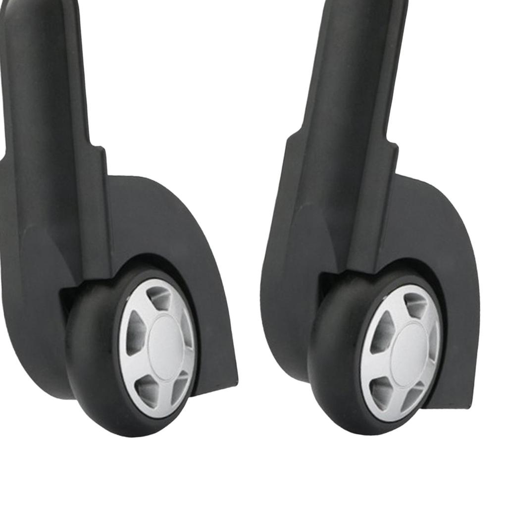 2x Swivel Caster Wheels Suitcase Universal Luggage Wheel Replacement for Traveling