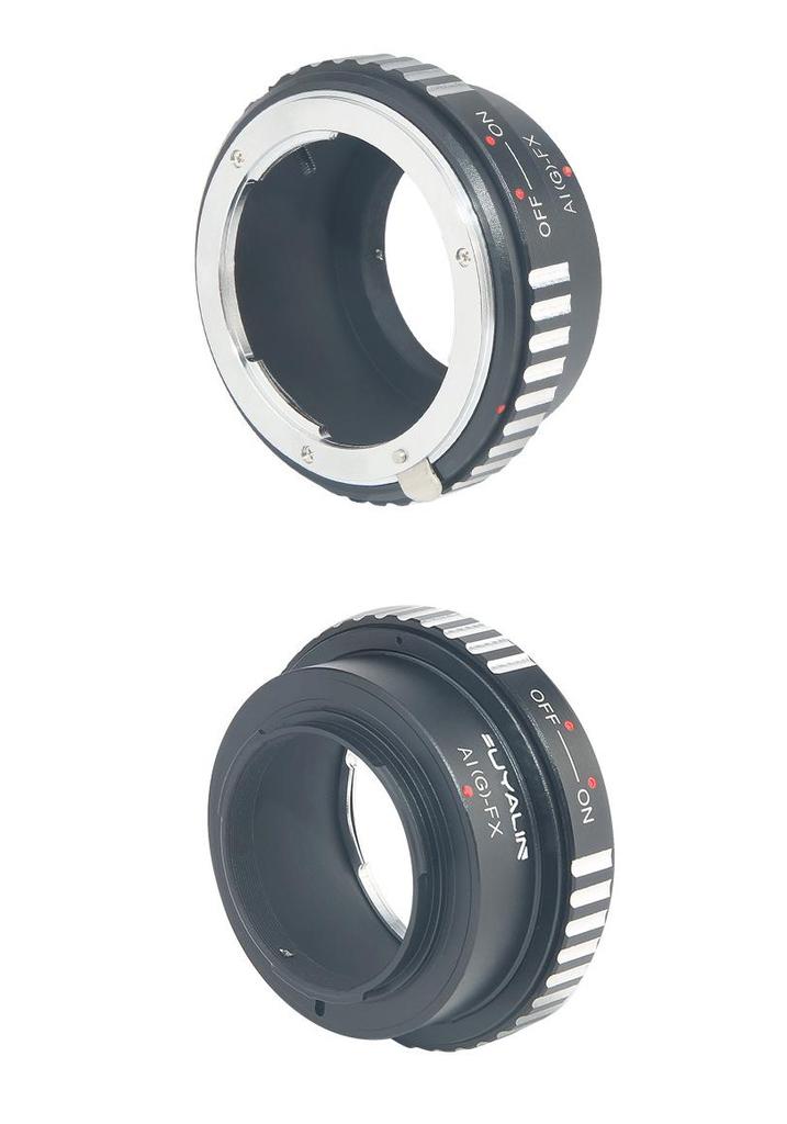 AIG-FX Lens Adapter: Compatible with Nikon G/D-mount Lenses for Fujifilm X-series Cameras.
