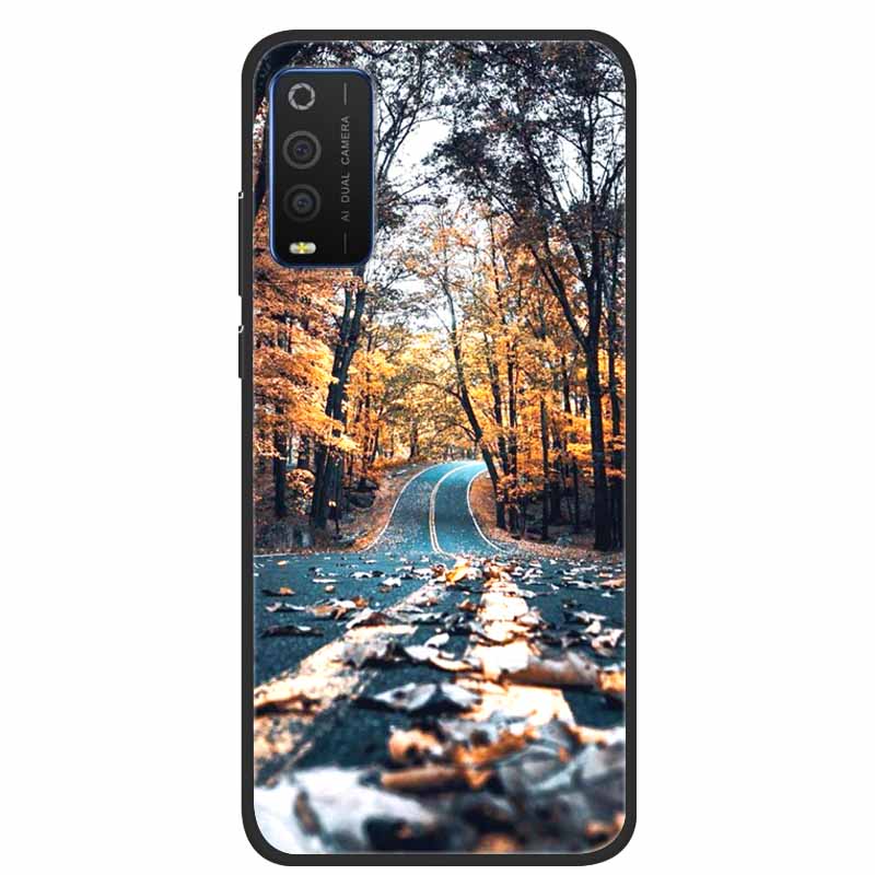For TCL 205 Cases Fashion Silicone Soft TPU Protective Covers for TCL205 Phone Cases Floral Fundas for TCL 205 4187D 2021 Coque