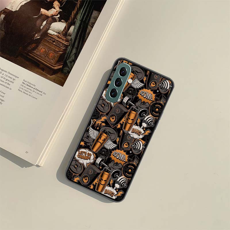 Fitness Equipment Enhances Muscles Phone Case for Samsung A54 A14 A24 A34 A17 A37 A57 A55 A35 A25 A15 A07 A05S A04S A12 A22 A32