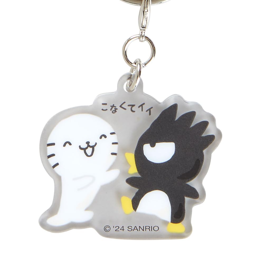 Sanrio Badtz-Maru 3-Piece Acrylic Keychain, The Usual Couple, 12 X 5 X 0.3 Cm, Character, 101311