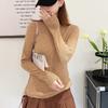 Solid Colour Cashmere Sweater Black Pullover Innerwear Autumn and Winter Knitted Bottom Shirt