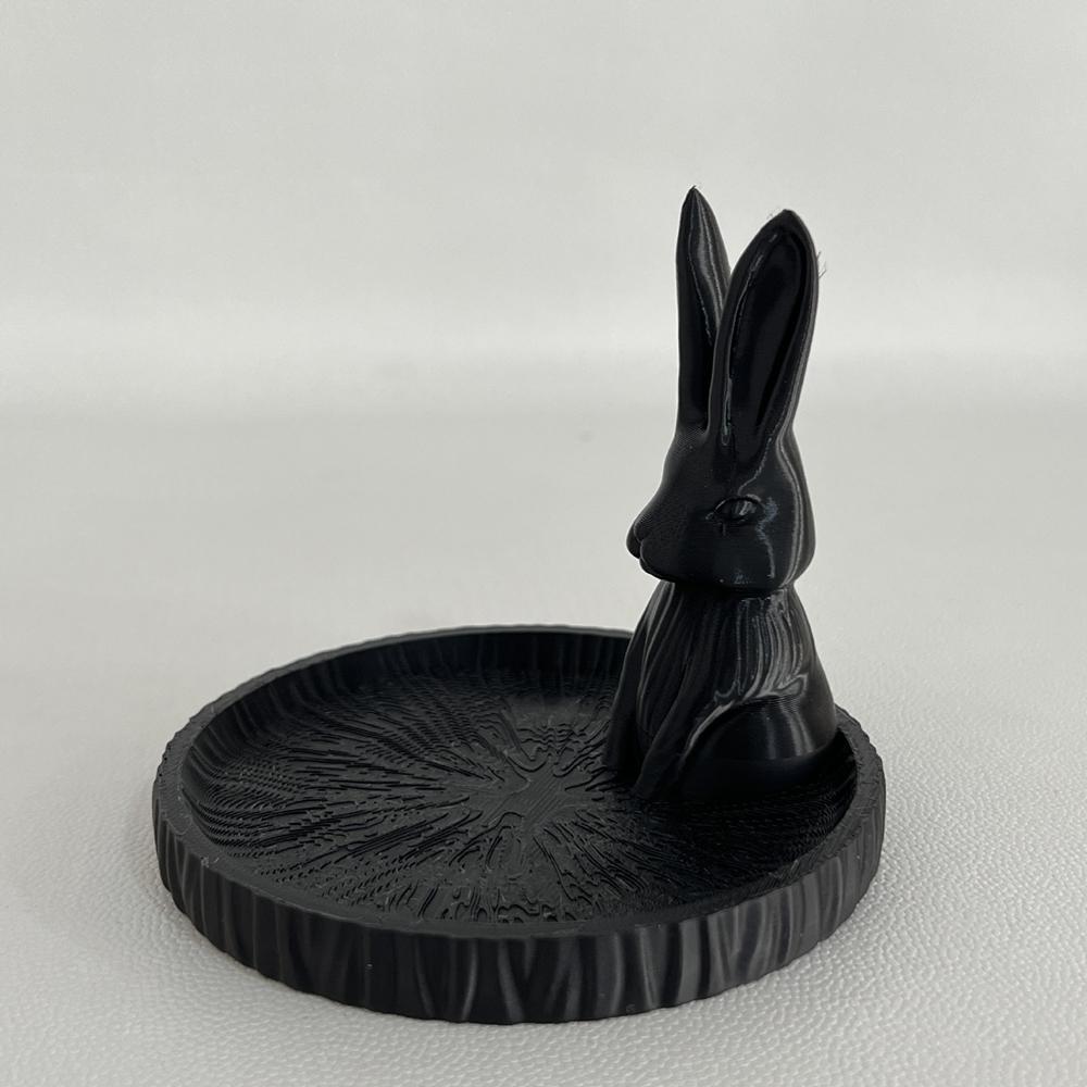 3D Printed Fun Cat Jewelry Tray, Playful and Cute Cat Design, Novel Style, Ideal for Desktop Organization Decoration