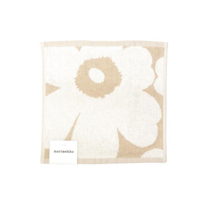 Marimekko Unikko Mini Towel 30x30cm Beige/White