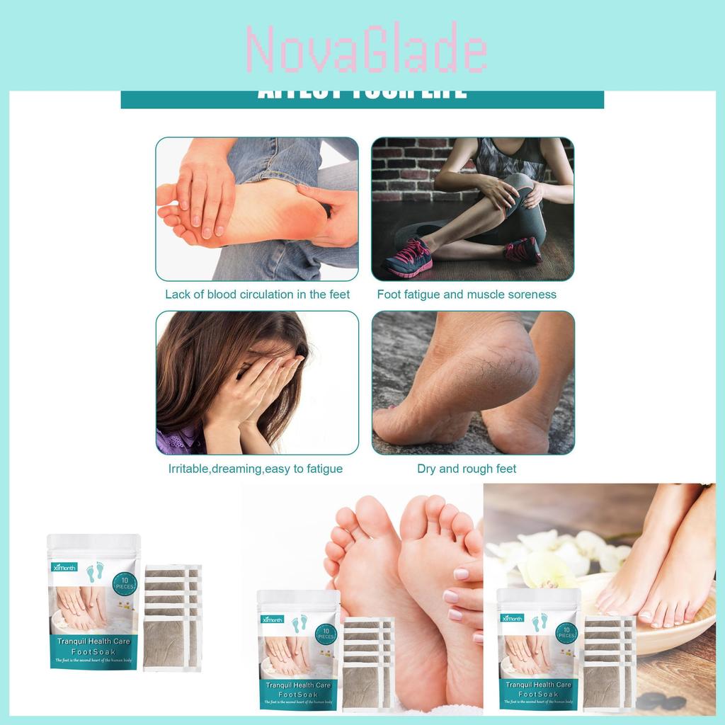 Ximonth Herbal Foot Soak Package Relaxing Comforting Foot Bath Relief For Body Discomfort And Moisturizing Benefits