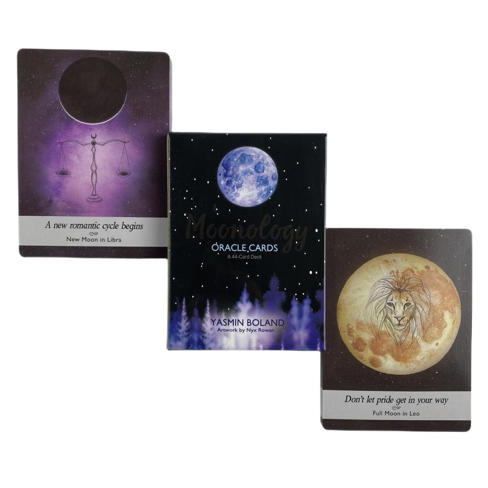 Black Moon Oracle Tarot Cards Board Game for Fate Divination Entertainment Party Games Entertainment