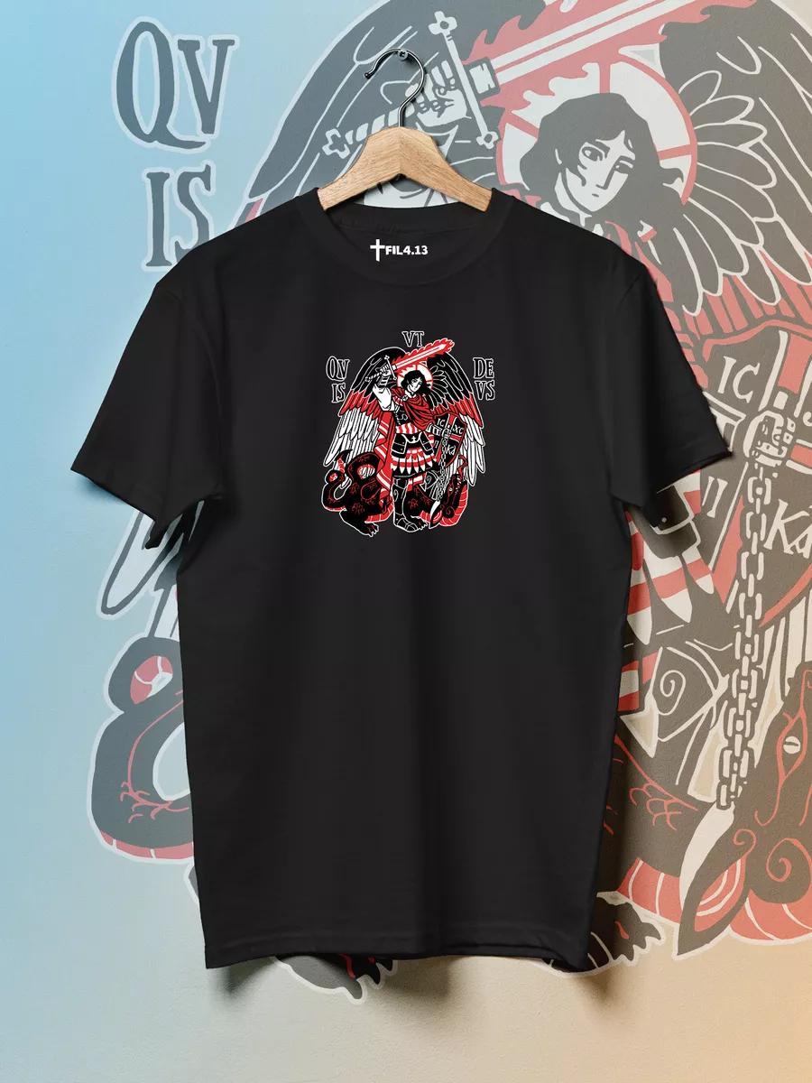 T-shirt with Christian print Save and Protect L