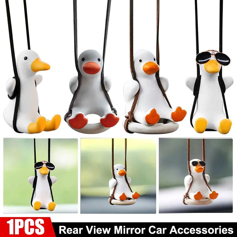 

Автомобильный ароматический гипс, милый аниме, подвеска в виде утки, авто зеркало заднего вида, украшения, подарок на день рождения, авто украшение, автомобильные аксессуары
