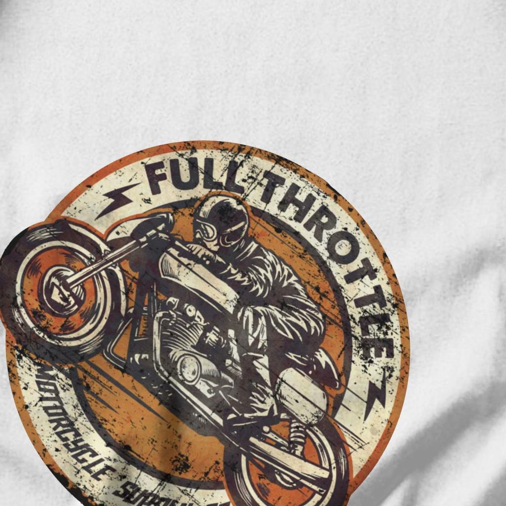 Men T Shirt Vintage Motorcycle Biker Streetwear Idea Y2K Graphic Quality Unisex Tops T Shirts