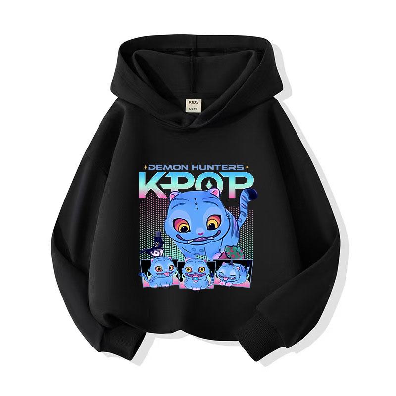 2025 Witcher's New Fashionable Street Style Children's Casual Hoodie Casual Versatile Girls' Top