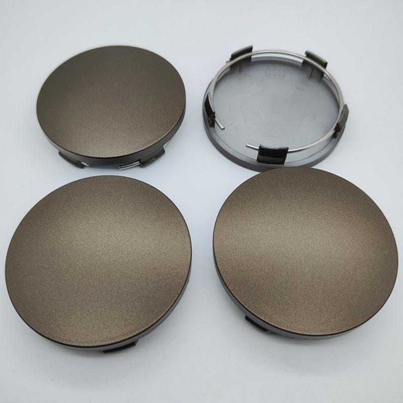 

4 шт./лот 60 мм ABS Крышка центра ступицы колеса автомобиля Черный Серебристый Белый Медный Крышка от пыли для автомобильных дисков Колпаки Крышка центра ступицы медный