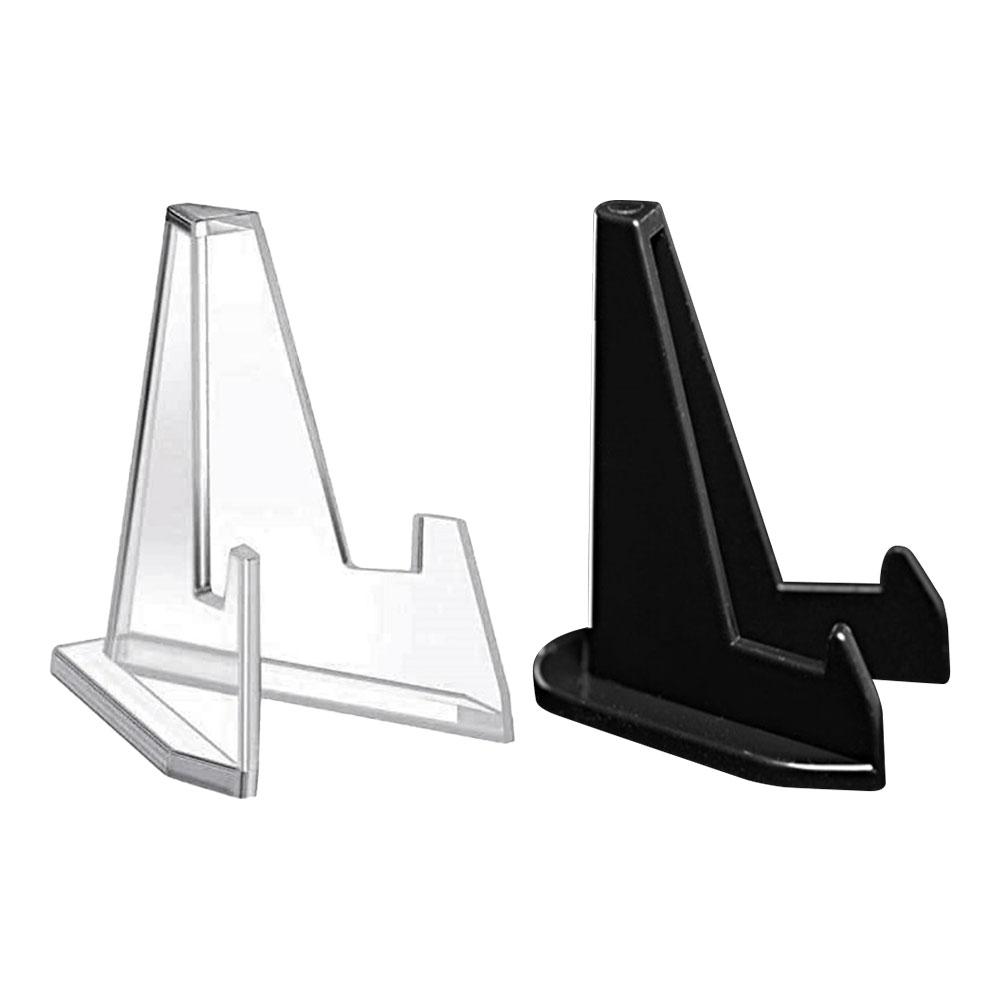 Clear Acrylic Coin Display Stand Holder Small Easel Rack Card Commemorative Challenge Coin Capsule Support Rack 5pcs Dropship