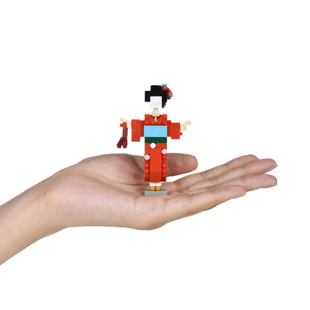Kawada Nanoblock Kimono Girl x x 18cm Ages 12 and up Interior Hobby NBC_358R 1.3 10.5 NBC_358R