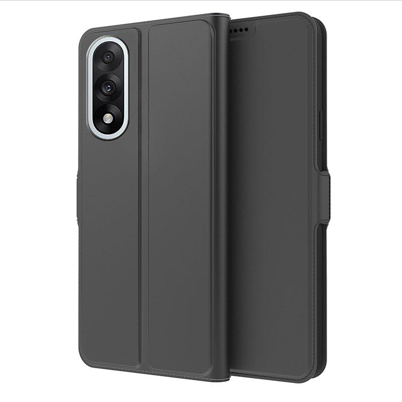 

For OnePlus Ace 5 Ultra 5G Case Shockproof TPU Inner Shell Leather Phone Cover Card Slot Black