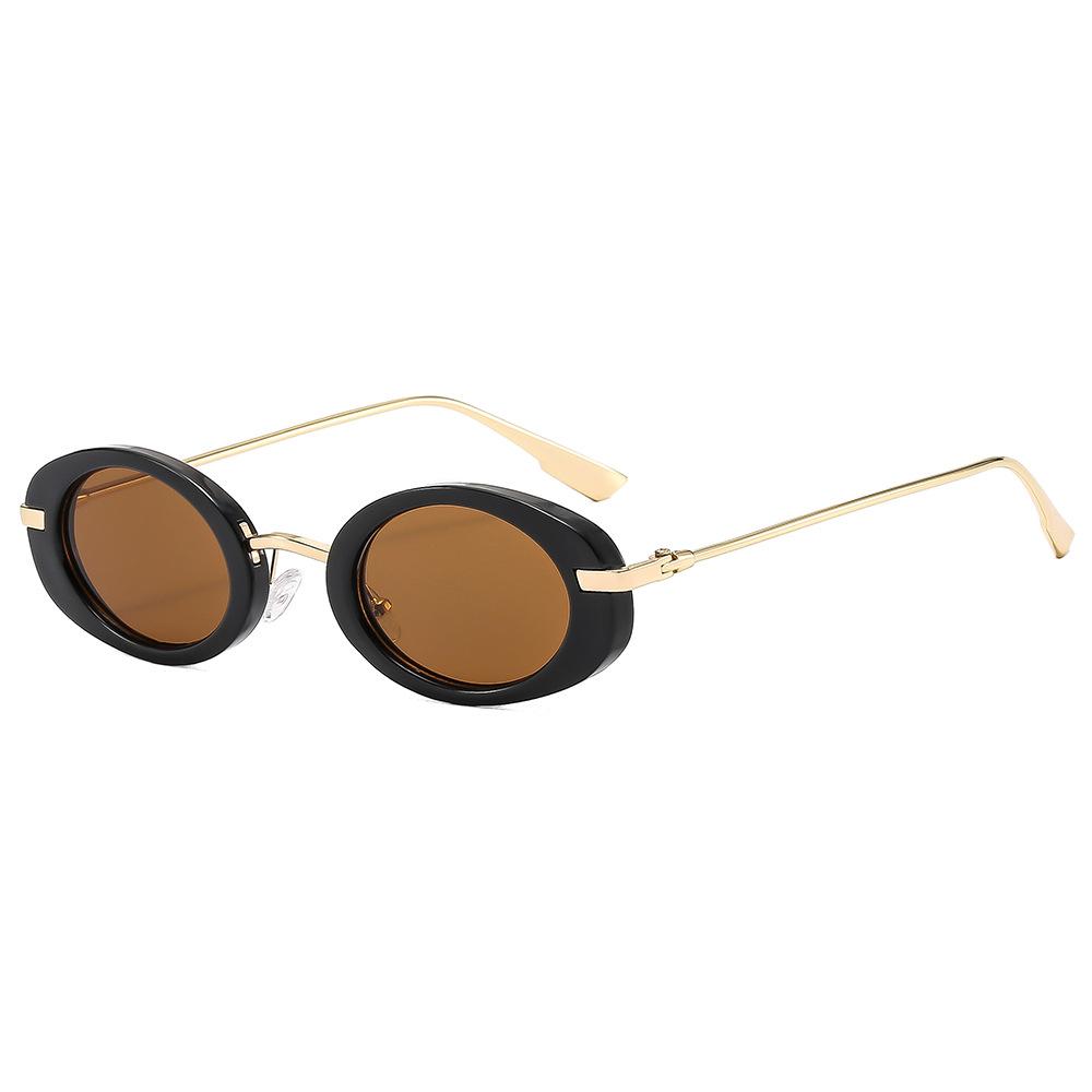 New Vintage Round Sunglasses for Women Men Circular Sun Glasses Female Oval Eyewear  for Male Female Eyeglasses