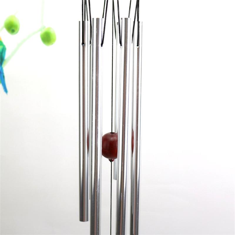 1pc Wind Chimes 6 Tubes Outdoor Large Deep Tone Bells Metal Garden Yard Patio Decoration Hanging Ornament