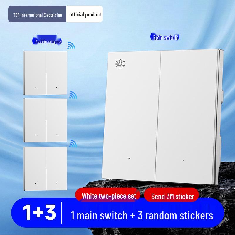 Smart Voice-Controlled Wireless Light Switch Panel