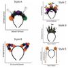 Vibrant Colors Cat Ears Headbands Comfort Fit Bat Pumpkin Headband  Festive Occasions