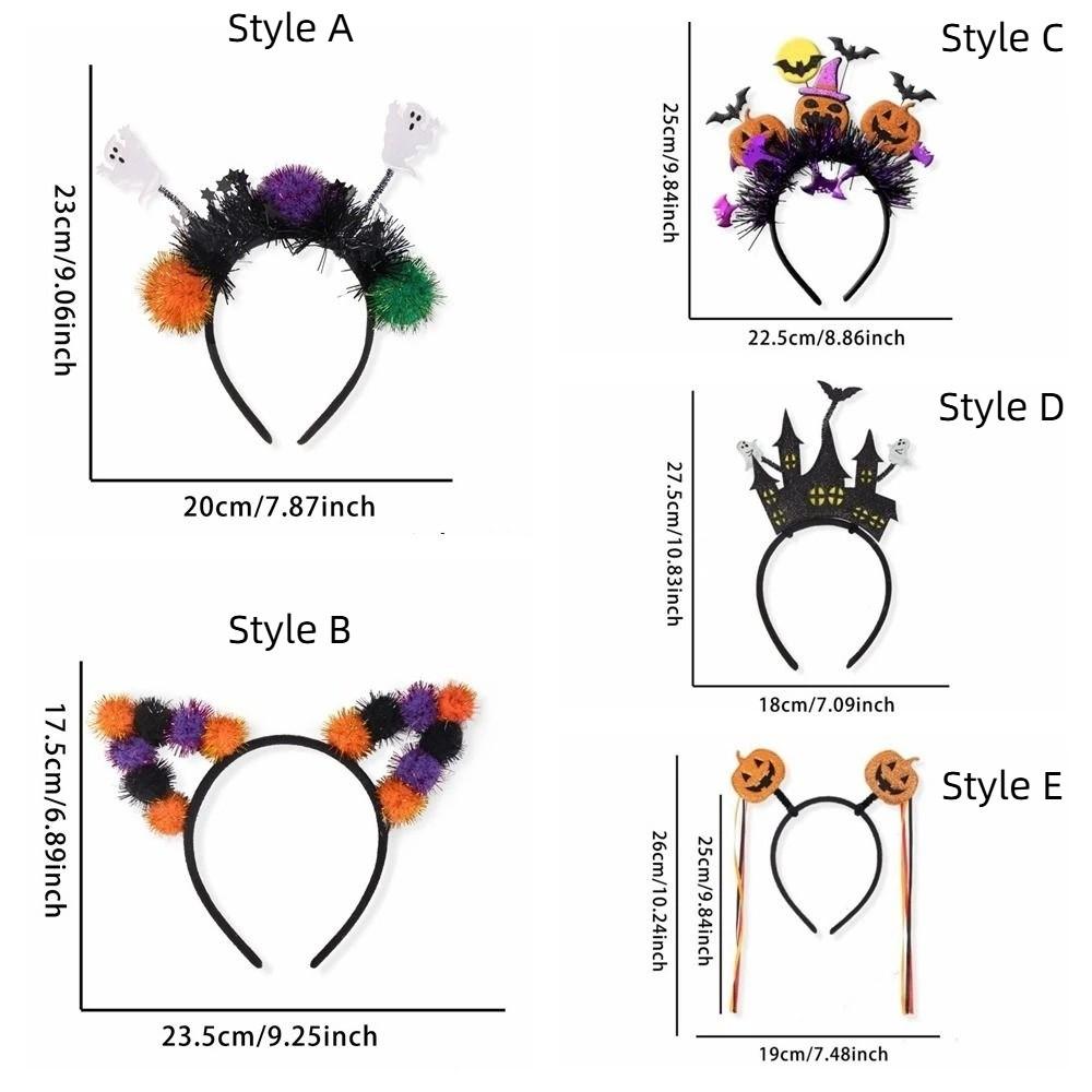 Vibrant Colors Cat Ears Headbands Comfort Fit Bat Pumpkin Headband  Festive Occasions