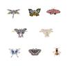 2 PCS Western Restaurant Hotel Table Decoration Napkin Buckle, Cute Butterfly Dragonfly Bee Napkin Ring, Creative Napkin Ring