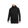Nike Solid Color Stand Collar Hooded Jacket Men Jackets Black DQ6641-010